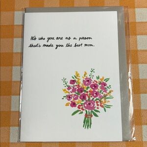 “It's who you are as a person…” Mother's Day Papyrus card